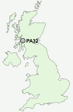 UK Postcode map