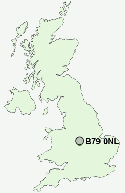 UK Postcode map