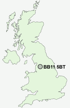 UK Postcode map