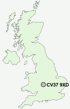 UK Postcode map