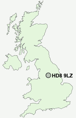 UK Postcode map