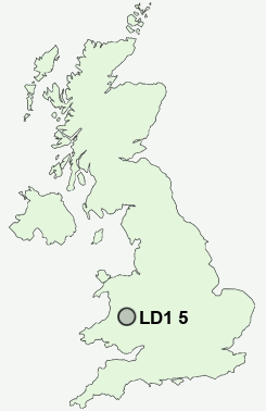 UK Postcode map