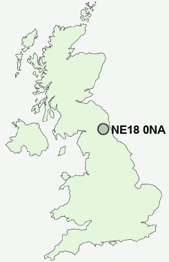 UK Postcode map