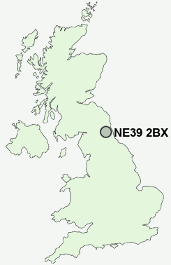 UK Postcode map