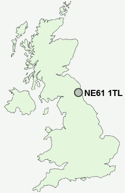 UK Postcode map