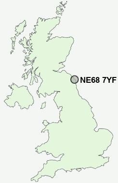 UK Postcode map