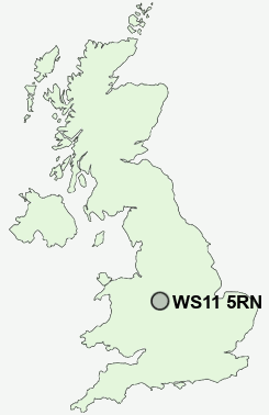 UK Postcode map